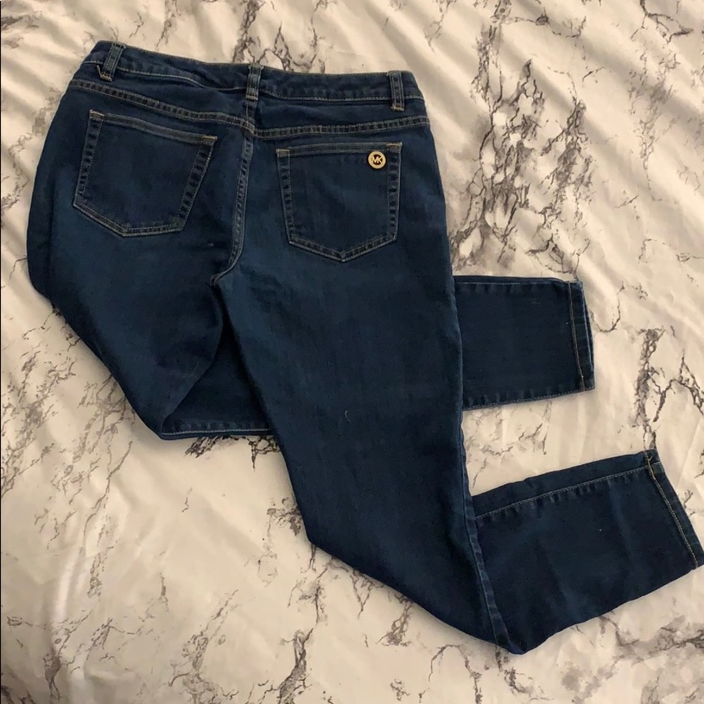 Michael Kors Dark Wash Skinny Jeans - 6 - Picture 4 of 10